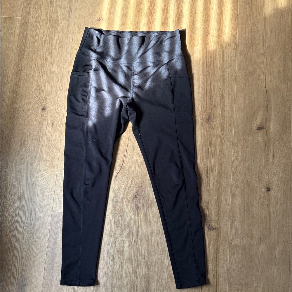 Elegant Black High-Rise Leggings